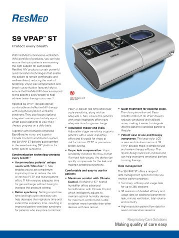 Resmed Vpap Iii St User Manual - chartyellow